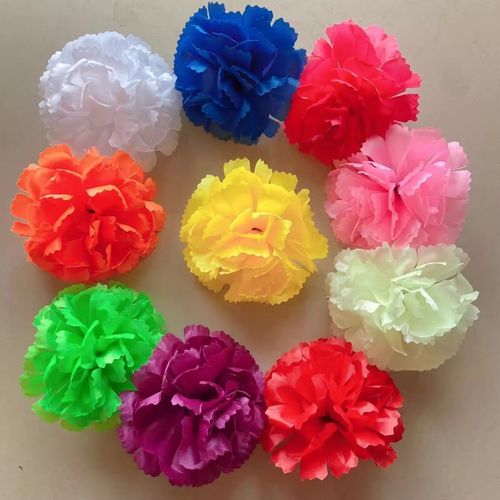 速发(100布价格)电子花圈材料花朵防水防晒不易掉色亮光朵菊花1厘