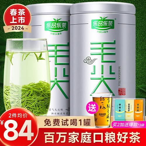 2024新茶毛尖茶叶绿茶特级明前春茶浓香散装茗茶自己喝官方旗舰店