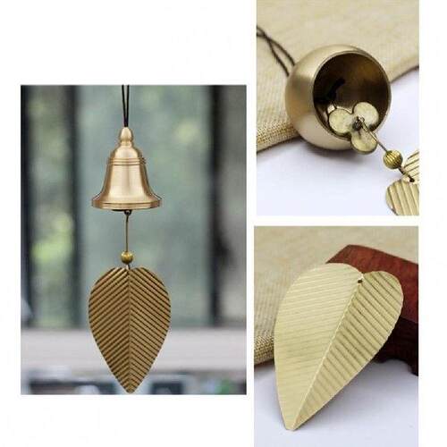 极速Japanese Wind Chime Leaf Hanging Windchime Copper Window