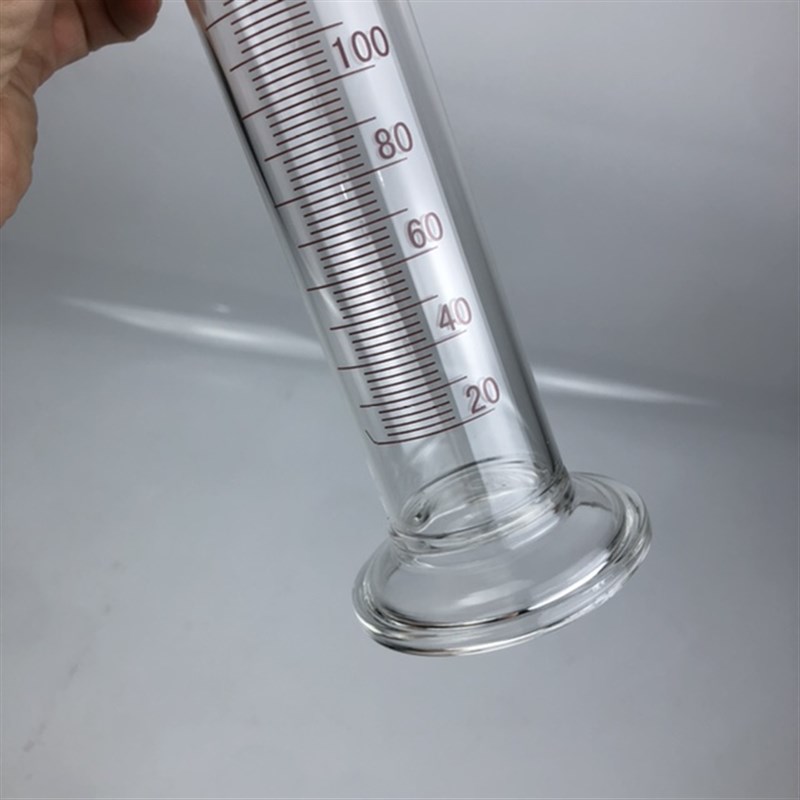 包邮玻璃量筒量器250ml分度2ml量岀式量杯