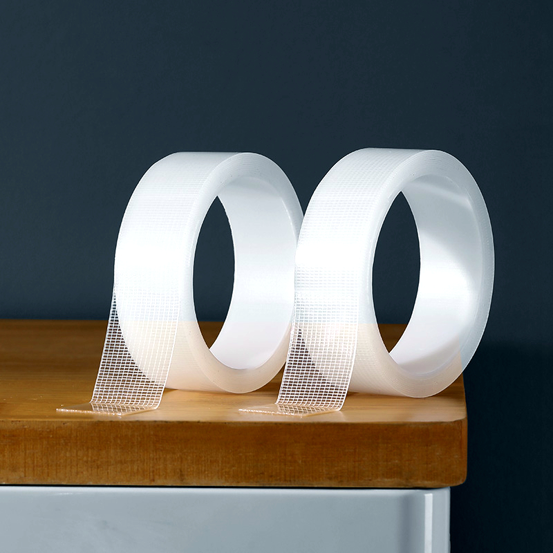 双面胶不留痕高粘度固定墙面无痕魔术贴展会装饰地毯胶布透明胶带