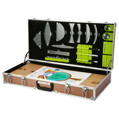 2教师专用物理实验器材水槽带支架教具 初中磁吸式 光学演示箱GJ