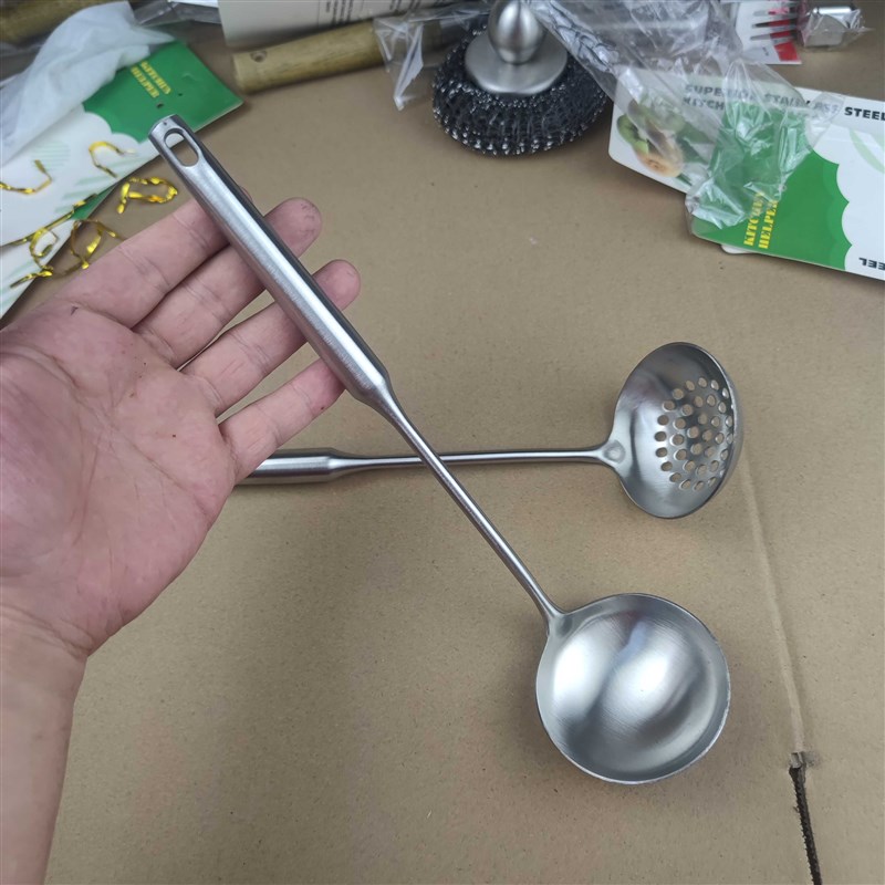 316不锈钢漏勺家用厨房捞面饺子油炸火锅过滤网大号笊篱沥水捞勺