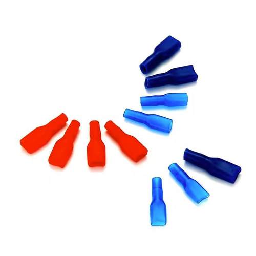 6.3/4.8插簧软护套旗型/直插端子250/187线束绝缘保护套软管电线