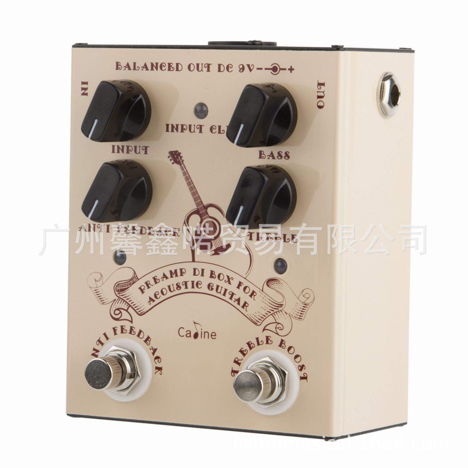 Caline CP-40 DI Box 民谣吉他箱体模拟单块效果器 电吉他通用