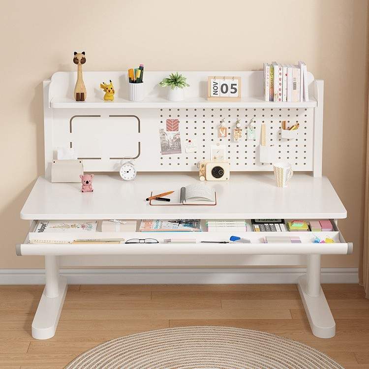 实木儿童学习桌小学生书桌可升降桌子写字桌卧室课桌椅套装写字台