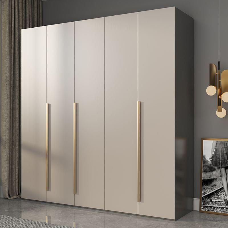 现代简约衣柜家用卧室小户型四五六门组合经济型整体加高成品衣橱