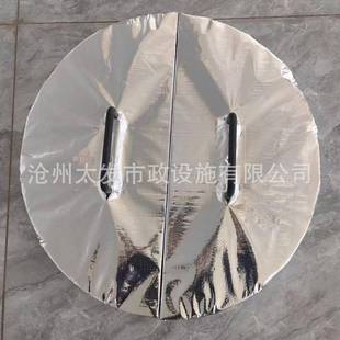 松木木质保温井盖680 30防冻井盖双层岩棉木质抗弯抗压