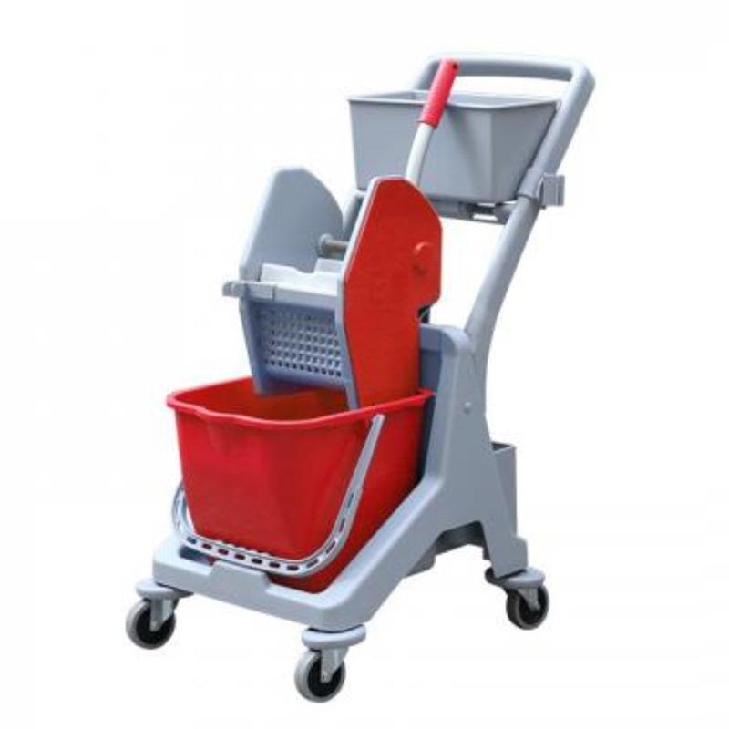 CT施达下压式榨水车JT15手压保洁加厚塑料墩布清洁挤水桶清洁车