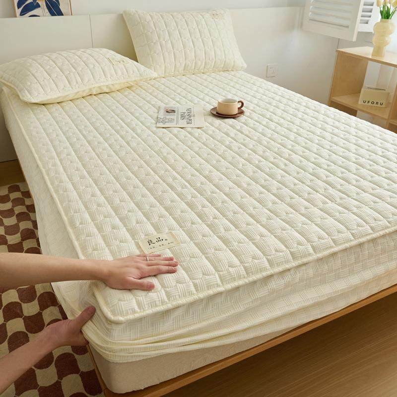 格子纯色全纯棉学生宿舍单双人床床笠款四季可水洗棉隔脏垫透气,农机/农具/农膜,其它农用工具,淘宝优惠券,粉丝福利购,淘宝优惠卷