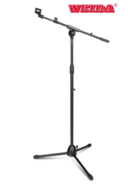 威大专业优质铁座舞台话筒架三脚落地稳固麦克风支架WD-106