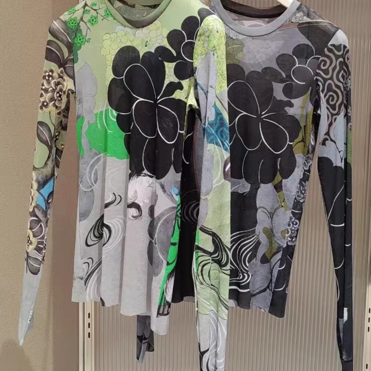 【商场同款】现货2025秋花卉印花T恤5P8110640 5P9113070