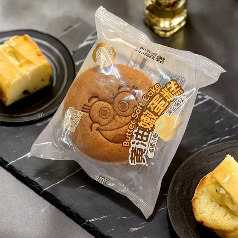 舜发黄油嫩蛋糕蛋香浓郁蓬松绵软卡通造型儿童早餐蛋糕网红零食