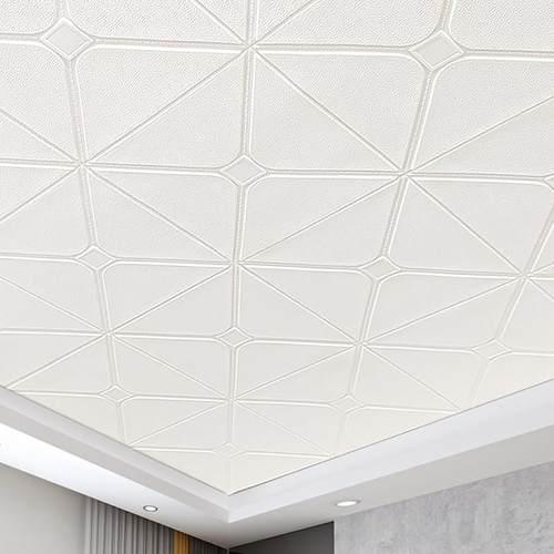 3d立体天花板墙贴卧室顶棚吊顶防水贴纸客厅背景墙面装饰壁纸自粘