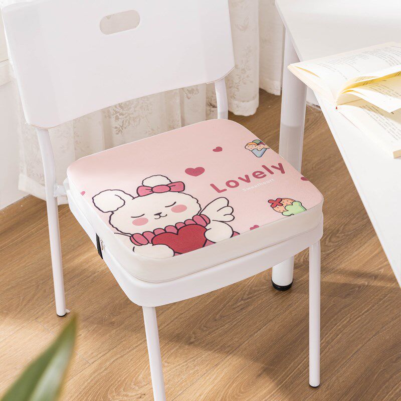 宝宝冬季座垫餐椅垫椅子垫屁垫可爱不塌陷防屁股痛卡通汽车座椅垫