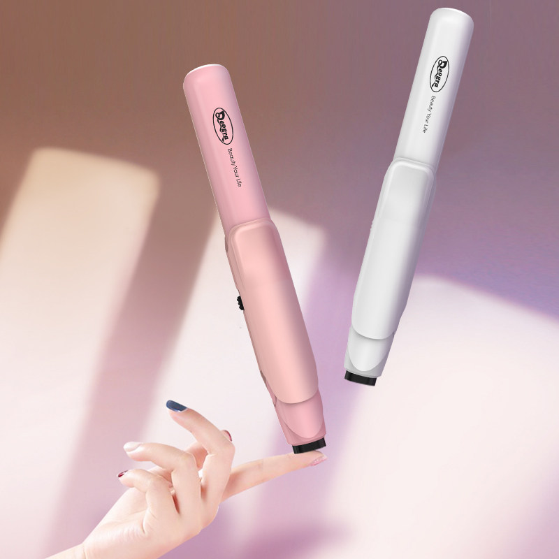 朵娜小夹板迷你便携式无线垫发根直发卷发两用空气刘海卷发棒小型