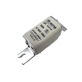 精选飞灵快速熔断器NGT00-50A800v 挂钩式100A125熔芯上海电器陶