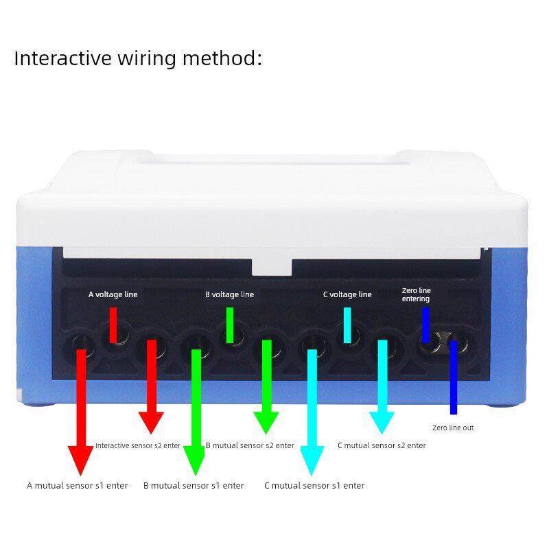 三相四线制电能表380V三相数字电能表大功率100A智能电能表