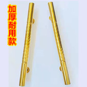 农村大门拉手双开门不锈钢大拉把手加厚老式 外门木门单面螺纹手柄