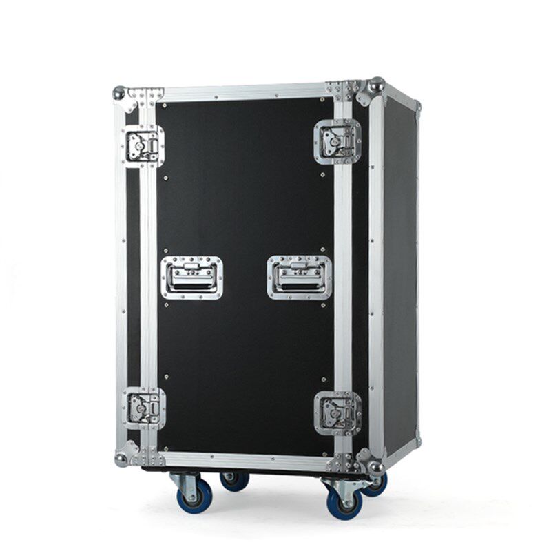 专业12U16U两开门航空箱机柜功放航空箱音响柜调音台机柜防震机柜