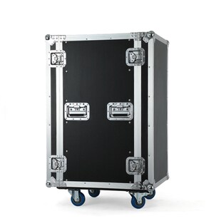 专业12U16U两开门航空箱机柜功放航空箱音响柜调音台机柜防震机柜