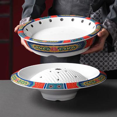 祥源美密胺餐具盘子商用饭厅饭店专用高端海鲜刺身摆盘装饰干 干