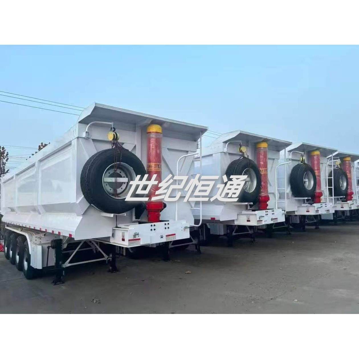 热销厢式后翻自卸车 一体后翻自卸车 箱中箱后翻自卸半挂运输车,搬运/仓储/物流设备,登车桥,淘宝优惠券,粉丝福利购,淘宝优惠卷