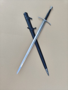 A级特推单体钢咏夜诗雕花长剑西洋剑中世纪天，未开刃