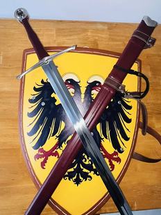 A级推荐神罗之鹰手半剑,欧洲剑西洋剑中世纪天国拯救,未开刃