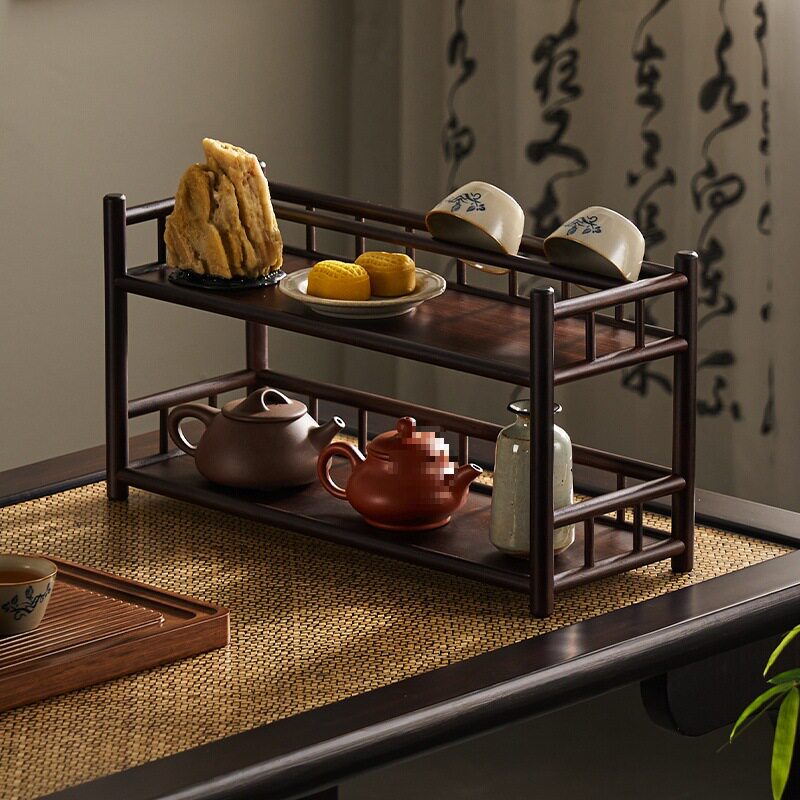 中式复古茶具茶壶收纳架