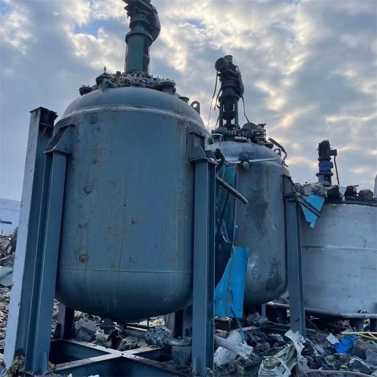供应电加热搪瓷反应釜 玻璃桨式搅拌反应容器3000L搪瓷反应釜