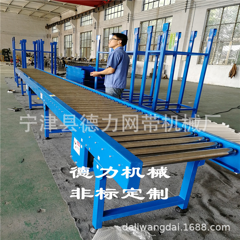 积放式动力滚筒输送机汽车配件