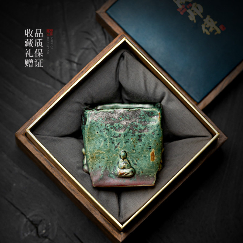 手作敦煌印象茶盏主人杯 家用高端把玩茶器陶瓷茶杯小杯子