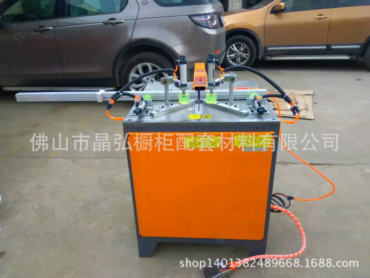 广东多功能铝材切割机晶钢门铝材切割机门窗设备铝材锯铝机图片