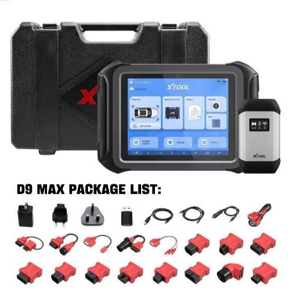 郎仁XTOOL D9 MAX海外版全系统多语言汽车故障检测仪支持编程J253