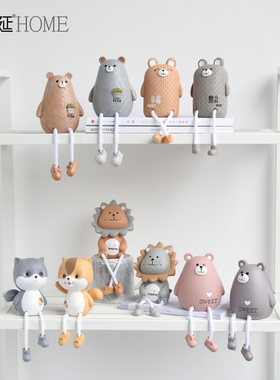 快速发货ains风北欧可爱个性吊腿吊脚娃娃少女心房间装饰品卧室内