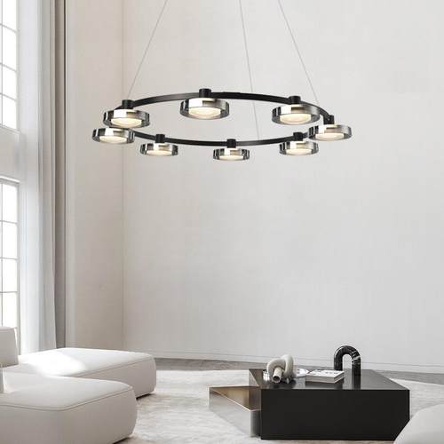 电商供货意式极简现代客厅吊灯简约创意玻璃北欧LED别墅卧室主灯