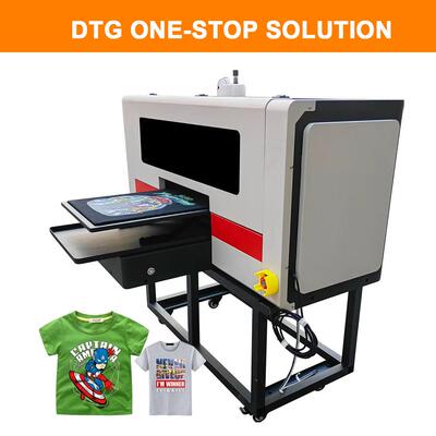 DTG printer t-shirt printing machine纯棉数码白墨直喷机印花机