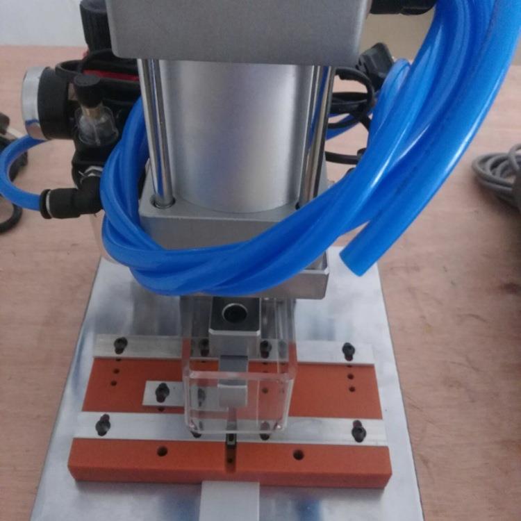 半自动气电式排线压接机IDC刺破压着机2.54间距铆压机4-64P可调