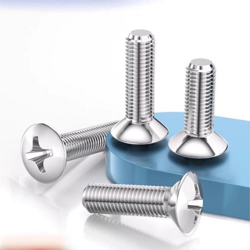 304不锈钢十字半沉头螺丝钉加长螺丝螺栓机螺钉M2M2.5M3M4M5M6M8