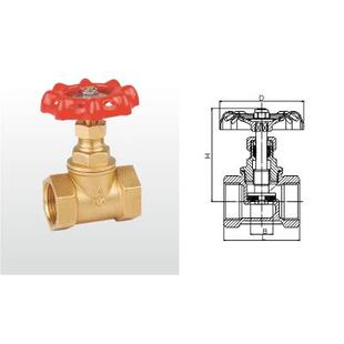 正品埃美柯301黄铜加厚丝口截止阀止回阀水阀DN40（1.5寸）专卖店