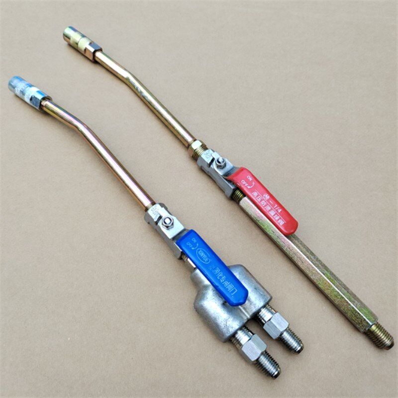 注浆枪头灌浆补缝机阀门开关连接杆高压充打液体泵止补漏堵漏枪嘴图片