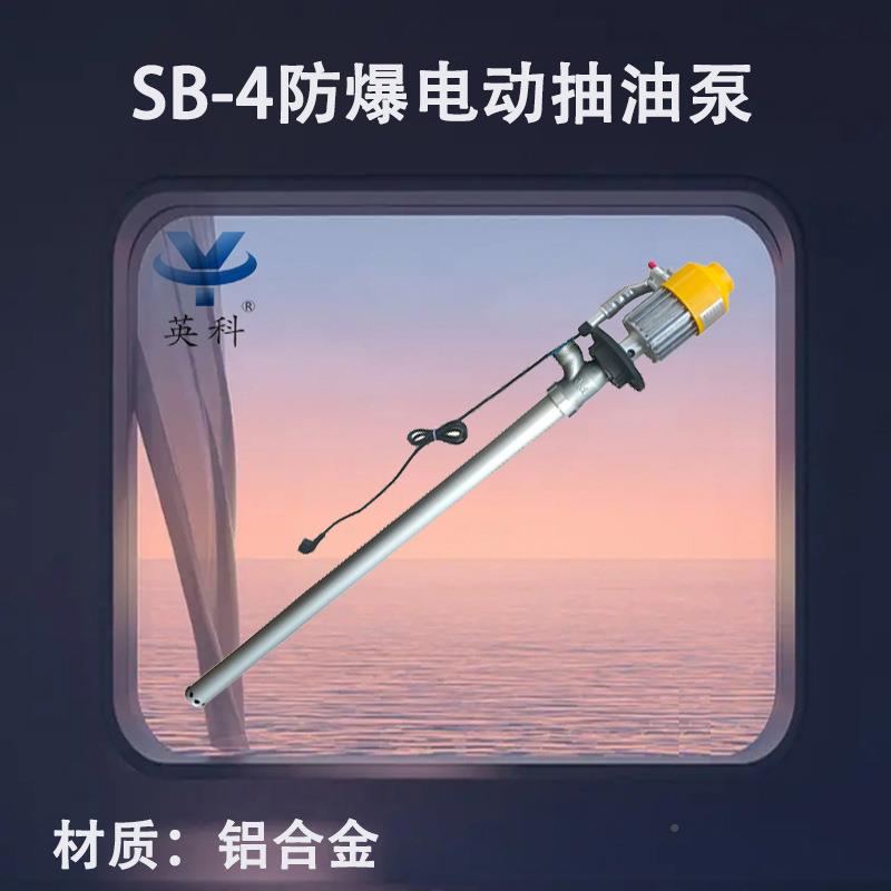382牌电动抽油泵22S0v大功率防爆油桶汽油甲醇防加静电油 机B-4