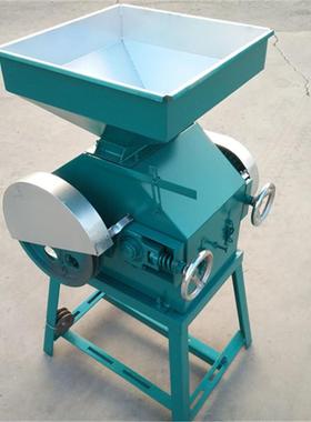 多能粮食压扁机 对辊式黄PRQ油豆挤坊扁机 专功用花生大豆挤扁机