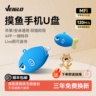 VEIGLO苹果手机u盘专用typec双接口电脑两用iphone储存器优盘内存