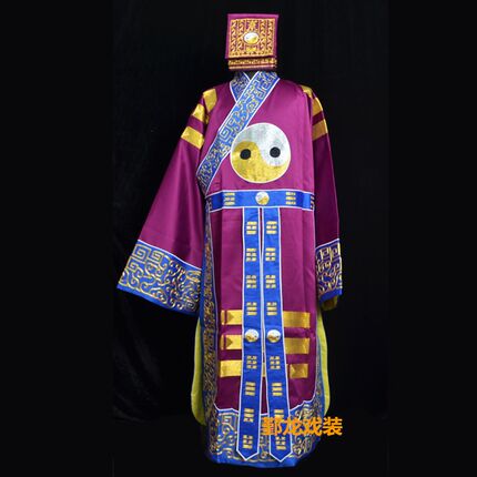 速发亮021年新款京剧川剧全台演舞金品质款道衣法衣诸葛2太极八卦