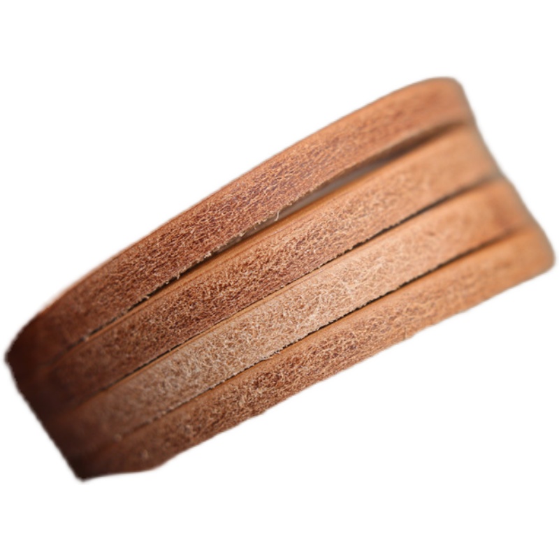 速发一生之环高桥枥木手环植鞣情侣无缝复古皮环马鞍手镯