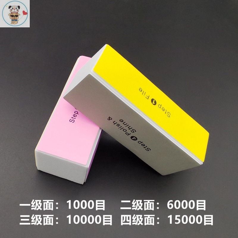 速发实心竹打磨工具抛光板海绵砂纸抛光块抛光条模型美甲铜器银器