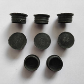 建筑模板眼堵头橡胶黑色工地16x 20建材配件预留洞塑料堵帽管