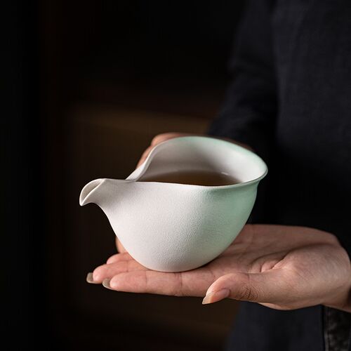 创意泡茶公道g杯家用陶瓷磨砂公杯分茶器复古茶海茶具配件功夫茶